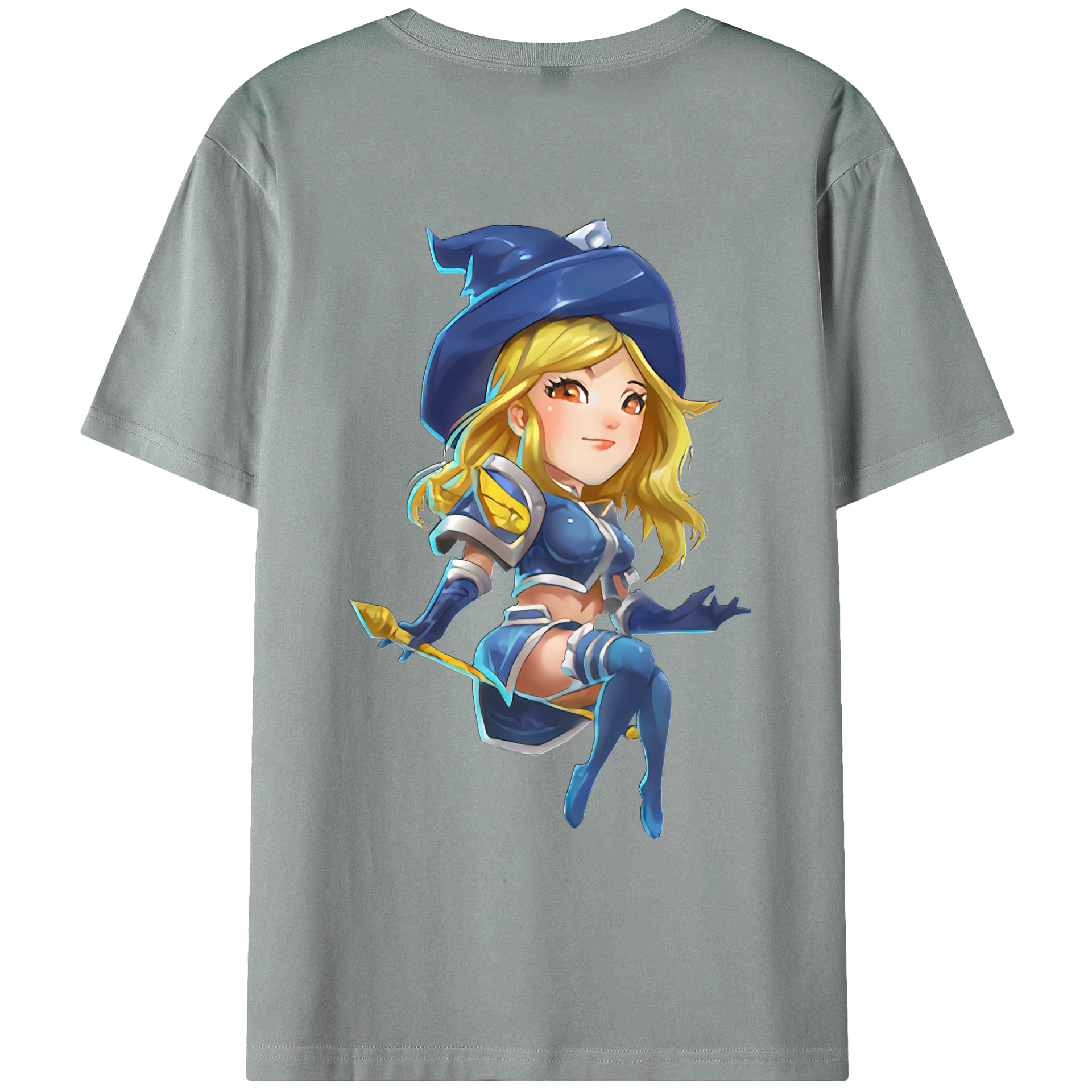 （画像用） リーグ・オブ・レジェンド League of Legends LOL 綿100％ メンズ半袖Tシャツ（バックプリント） 通気性